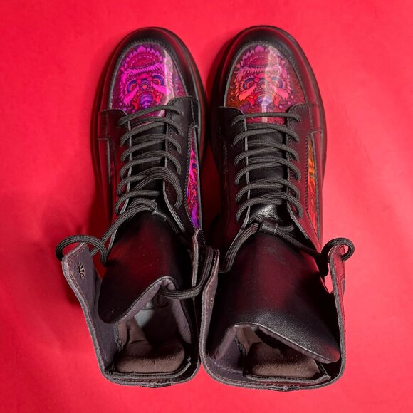 Unique Harajuku Street-Style Men's Fashion Sneakers, Size 10.5 - Picture 7 of 11